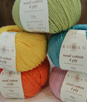 [Rowan]wool cotton 4ply